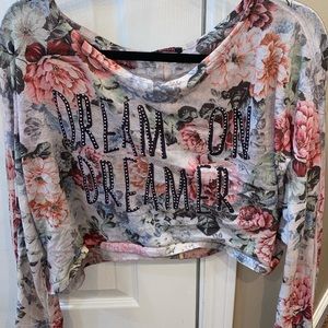 Long-sleeve Floral Shirt